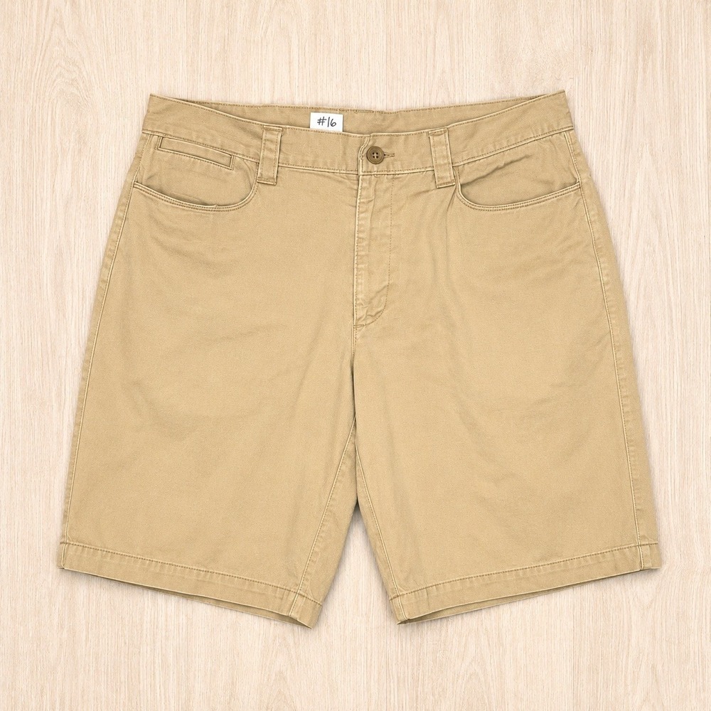 The North Face Mens Khaki Tan Twill Outdoor Hiking‎ Shorts Size 38 Long